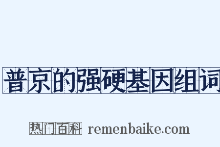 普京的强硬基因组词是什么意思的图片